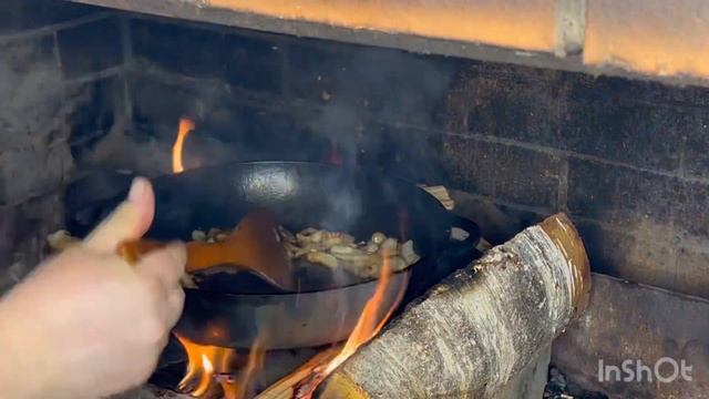 ТУШЕННЫЙ КАРБОНАТ В ЖАРОВНЕ НА ОГНЕ смотреть онлайн