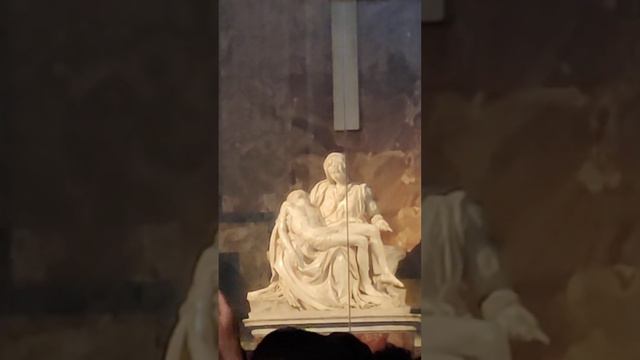 СОБОР СВЯТОГО ПЕТРА, СКУЛЬПТУРА МИКЕЛАНДЖЕЛО (Vaticano, Basilica di San Pietro, Roma Itаlia) #Short