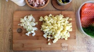 Сливочный суп с морепродуктами