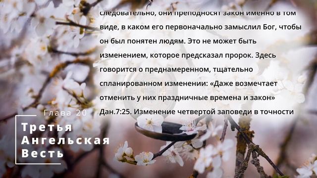 Библия по простому - гл.20 "Третья ангельская весть", Книга: Дух Пророчества, т.4 - Е. Уайт. смотреть онлайн