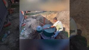 Станция биологической очистки Итал био 6 с выносным ящиком для электричества.