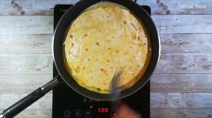 Вкусный пирог из лаваша! Быстрый и простой рецепт!