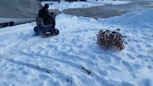 инвалидная коляска на гусеницах