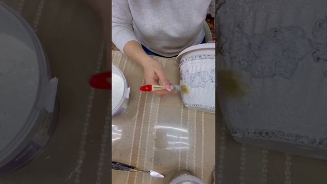 Декорируем кашпо! ?#декупаж #декор