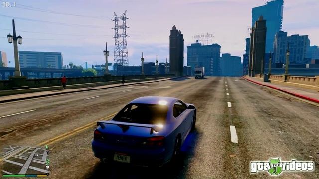 GTA 5 NISSAN SILVIA S15 MOD! смотреть онлайн