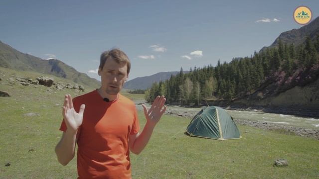 По Алтаю на автомобиле с палаткой.