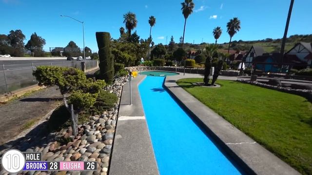 THIS IS GOING TO MAKE THIS MINI GOLF COURSE INTERESTING... смотреть онлайн