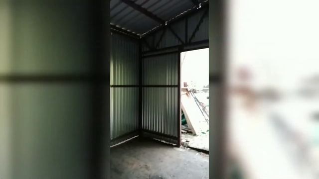 Гараж из профнастила 19.10.22 смотреть онлайн