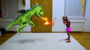 Super Granny learn Team Baby Siren Heads funny story