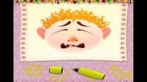 Учим части лица, развиваем логику