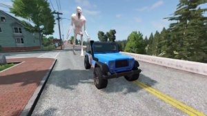 Escape From The Shy Guy (SCP-096) | Cars VS Unic96 | BeamNG Drive | Скромник