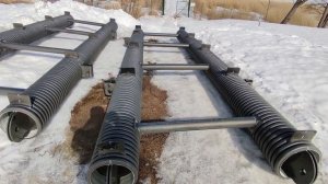 Понтон 6 х 2 метра из ПНД труба. Диаметр 400 мм. Причал пластиковый. VK_DMCA