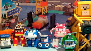 Поли Робокар и Грузовой порт обзор ロボカーポリー 로보카 폴리.mp4