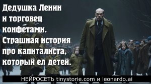 Дедушка Ленин и торговец конфетами. Страшная история про капиталиста, который ел детей.