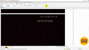 Coreldraw tutorial | Invitation design | Free CDR File download | Learn how to design invitation