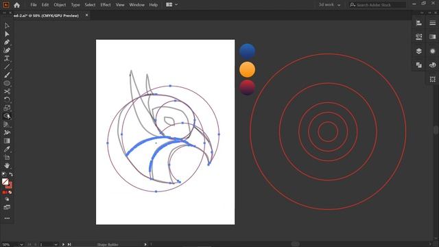 How to design a Bird logo with golden Ratio | Adobe Illustrator смотреть онлайн