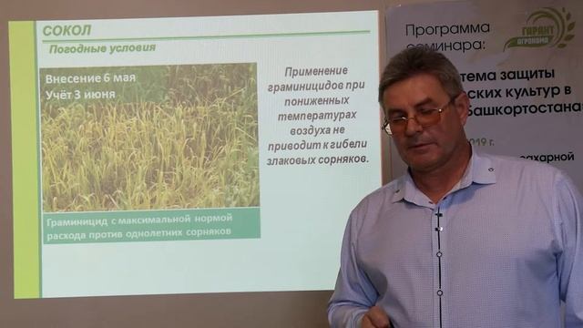 Технология защиты сахарной свеклы. Противозлаковые гербициды Сокол, Лемур