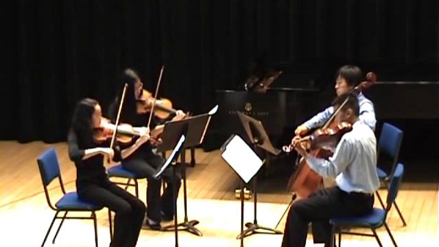 Sarah Shy 1st Violin Dvorak String Quartet 6 Op.96: Allegro