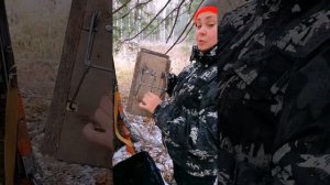 Первый опыт установки ловушки на куницу