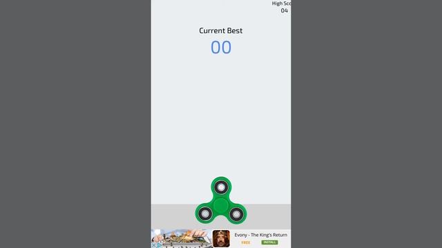 Fidget Spin (iOS/Android) -New Highscore (5 points)