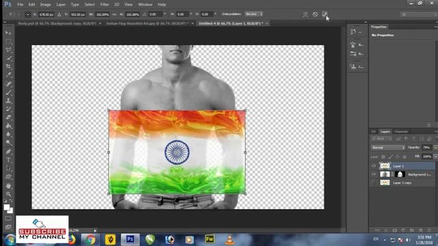 Photoshop CS6 Tutorial - Displacement Map