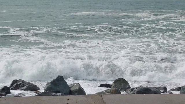 Сочи сегодня 21.11.23. Огромные волны на Черном море, которые приводят в восторг и взрослых, и дете смотреть онлайн