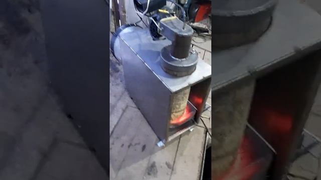 Калорифер на отработанном масле для заказчика смотреть онлайн