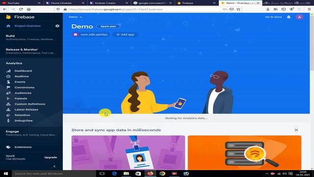 How to Generate Firebase Web Api Key and URL ll Firebase Token Id смотреть онлайн