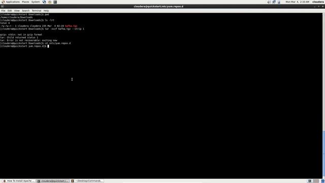 Installing Apache Kafka in Cloudera Quickstart VM смотреть онлайн