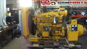 CAT D334 дизель генератор 480VOLTS 200 KW 250 KVA DELCO