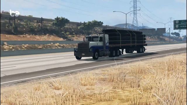 Big Truck Vs Small Car - BeamNG.Drive | BeamNG Engine смотреть онлайн