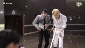 Ники (ENHYPEN) и Key за кадром челленджа