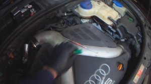 Audi C5: 2.7LT A6 Coolant temperature sensor replacement
