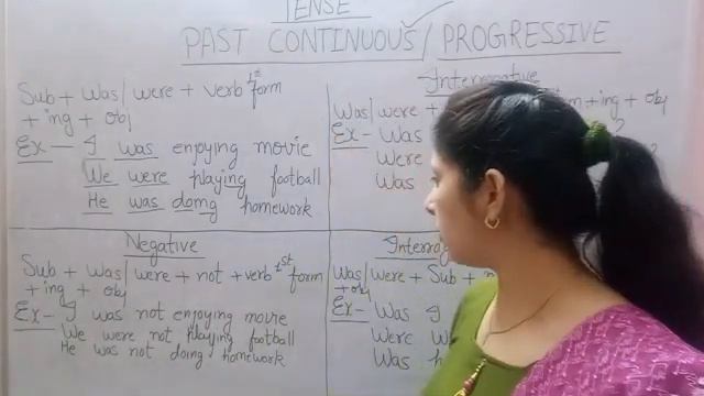 Past continuous tense with example смотреть онлайн