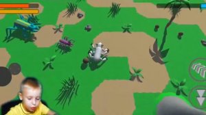 Evolution Simulator 3D. Симулятор насекомых.Как вырастить большого жука на канале South Wind