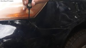 Как использовать краску-карандаш с Алиэкспресса, чтобы закрасить большой скол на бампере вашего авт