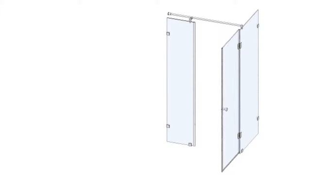 Стеклянная душевая перегородка смотреть онлайн