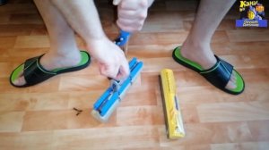 Как заменить сменный блок на швабре