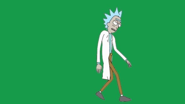 ТАНЕЦ РИКА на ЗЕЛЕНОМ ФОНЕ с МУЗЫКОЙ / OST RICK AND MORTY / ОСТ РИК и МОРТИ смотреть онлайн