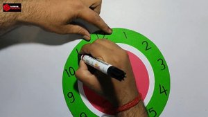 Paper Clock Model For School Project / DIY Clock Model