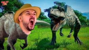 ПАПА РОБ В JURASSIC WORLD EVOLUTION: СТРУТИОМИМ И ЦЕРАТОЗАВР В МИРЕ ЮРСКОГО ПЕРИОДА!