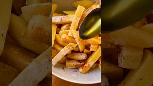 Полезный картофель фри! #домашниерецепты #вкусно #полезно #едимдома