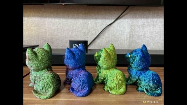 Шёлковый двухцветный PLA филамент от ERYONE | #Обзор смотреть онлайн