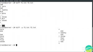 Linux diff command summary with examples