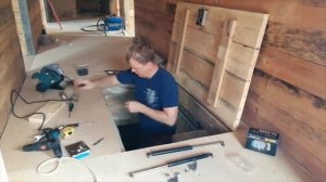 Люк для погреба автоматический.  Часть 1