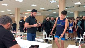 Взвешивание борцов до 62 кг, Мечиевский 15 ноября 2023 г.