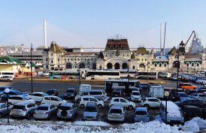 жд вокзал , привокзальная площадь. Владивосток