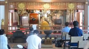 Buddhist temple - Itsukushima drumming