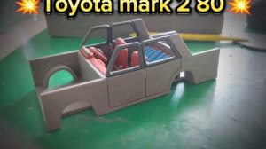 ⚡Toyota mark 2 x80 из пластилина. ПРОЦЕСС ЛЕПКИ)⚡