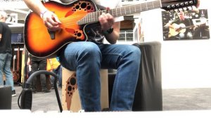Jamming out with the Ovation 2758AX-NEB